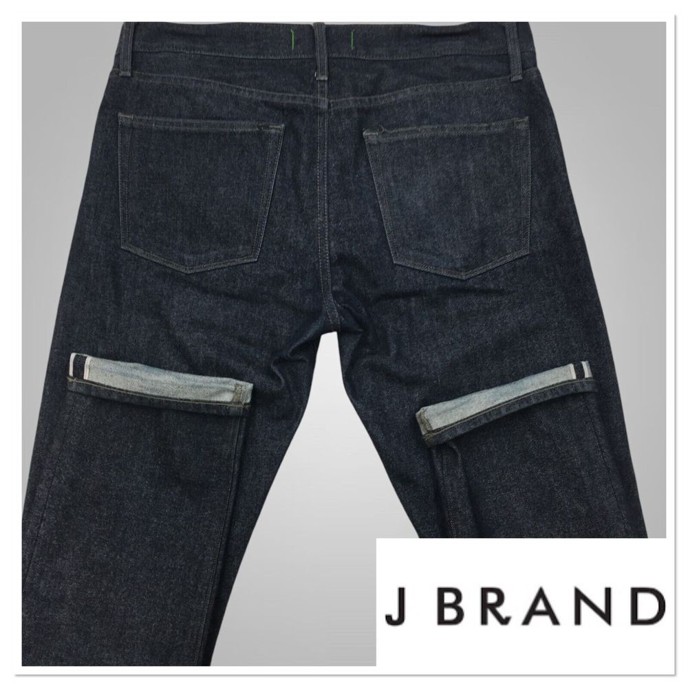 J Brand Tyler Slim Fit Raw Selvedge Denim‎ Jeans Mens size 32x33